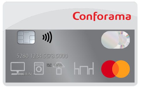 Cartão de crédito da Conforama
